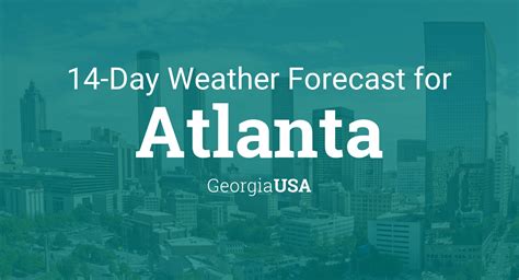 atlanta forecast|14 day forecast atlanta ga.